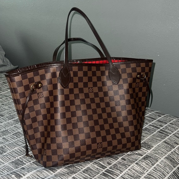 Authentic Louis Vuitton Neverfull Damier Ebene - Picture 1 of 6